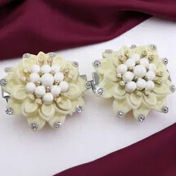 Jolly Faces Women Set of 2 Beaded Alligator Hair Clip-image-28