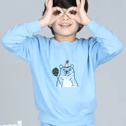 AWW HUNNIE Boys Graphic Printed Cotton Pullover Sweatshirt-image-74