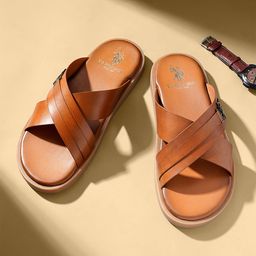 U.S. Polo Assn. Men Leather Comfort Sandals-picture-47