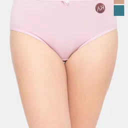 DressBerry Pack Of 3 Women Cotton Mid-Rise Hipster Briefs-image-45