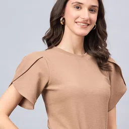 Style Quotient Slit Sleeve Top-image-90