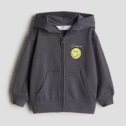 H&M Printed Zip-Through Hoodie-image-78