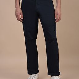 Cantabil Men Solid Cargos Trousers-image-75