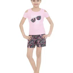 BAESD Print Cold-Shoulder T-shirt Mini Dress-image-78