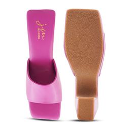 JM Looks Open Toe Platform Heels image 4