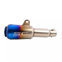 RA Accessories Black SC Project Long Silencer Exhaust for Bajaj Pulsar 150 DTS-i-Blue-image-40