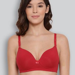 Lyra Combed Cotton Seamless Wrinkle Free Cups Bra with Detachable Strap-image-80