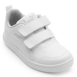 PUMA Courtflex V2 V PS Velcro Closure Low Boots - White-image-21