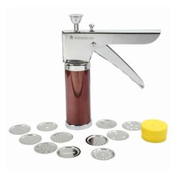 Wonderchef Snacks Maker with 12 Different jalis for Making Namkeen Snacks - Multicolor-picture-0