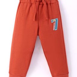 Zero Interlock Knit Full Length Lounge Pant With Skate Print- Red-image-14