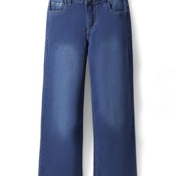Pine Kids Denim Full Length Washed Jeans - Blue-image-43