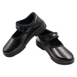 Priaansha Kids Solid With Velcro Closure School Shoes - Black-image-27