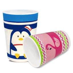FunBlast Bamboo Fiber Milk Mugs for Kids Pack of 2 Random Design- 380 ml-image-15