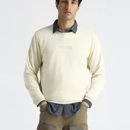 Pepe Jeans Men Solid Round Neck Pure Cotton Sweatshirt-picture-44