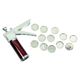 Wonderchef Snacks Maker with 12 Different jalis for Making Namkeen Snacks - Multicolor image 2