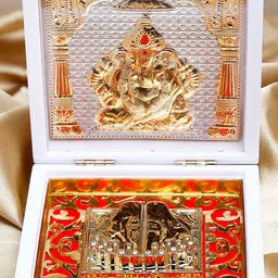 Archies White & Gold Religious Idol Showpiece-picture-43