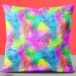 ArtzFolio Multicoloured Set of 2 Square Cushion Covers image 2