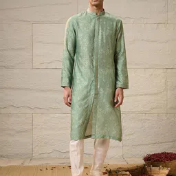 SAUNDH Men Solid Long Sleeves Kurta-21
