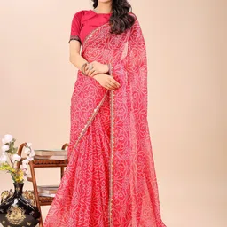 TINA FASHION Bandhani Printed Saree-picture-49