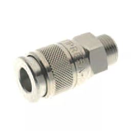 RS PRO Nickel Plated Brass Female Quick Air Coupling, G 1/2 Male Threaded Model No 1761935-image-94