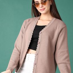 V-Mart Women Solid Cardigan-picture-32