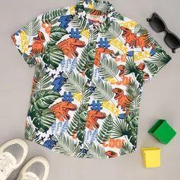 Pantaloons Junior Boys Printed Casual Shirt-picture-5
