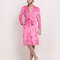 KLOTTHE Wool Bath Robe With Belt-picture-26