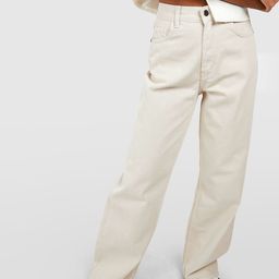 Boohoo Women Wide Leg High-Rise Jeans-image-6