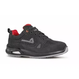 AIMONT ARGON IA202 Mens Black Grey Red AluminiumToe Capped Safety Trainers UK 11 EU 46, ARGON IA202 46-picture-47