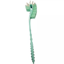 GENERIC Double Sided Toilet Brush Hockey Design with Plastic Handle, Green (Pack of 5 Pcs)-34