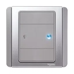Schneider Electric Dimming Switch with Blue LED Neo Series 600 W Grey 1 Gang, E3031HD>EBGS-OS-45