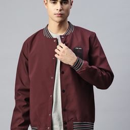 Pierre Carlo Men Typography Varsity Jacket-9