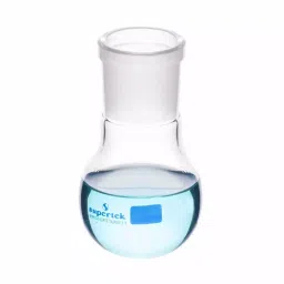 Supertek Single Neck Round Bottom Flask, Transparent, Capacity 2000 ml, 15.201.0135 (Pack of 6) image 1