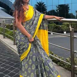 Anouk Rustic Floral Bagh Saree-picture-14