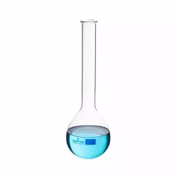 Supertek Long Neck Kjeldahl Flask, Transparent, Capacity 800 ml, 15.132.0800A (Pack of 2) image 1