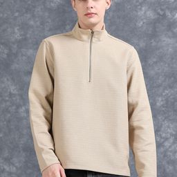 StitchX Men Full Sleeve Textured Jacquard Zippered Tailored Jacket-picture-43
