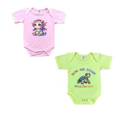 Cute Pals Kids-Unisex Multicoloured Cotton Rompers-image-88