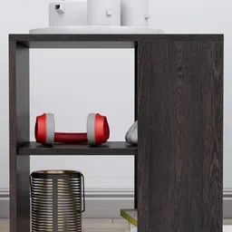 HEXA RED Brown Engineered Wood Bedside Table-image-83