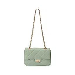 guess fashion Guess Green Quilted Greenberry Mini Crossbody Flap Bag-picture-49