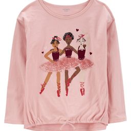 Carter's Ballerina Jersey Tee - Pink-image-9