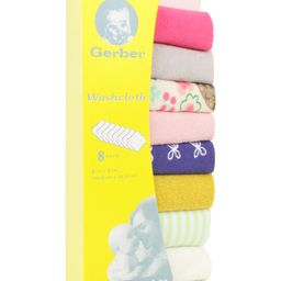 Kritiu Cotton Hand & Face Towels Multiprint Pack of 8 - Multicolour-image-8