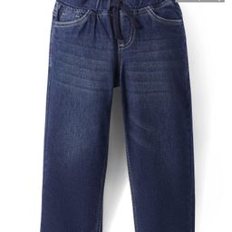 Pine Kids Full Length Washed Denim Jeans - Blue-image-103