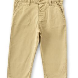 JusCubs Cotton Woven Solid Trousers - Khaki-picture-29
