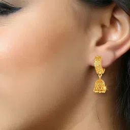 DIVASTRI Floral Hoop Earrings-27
