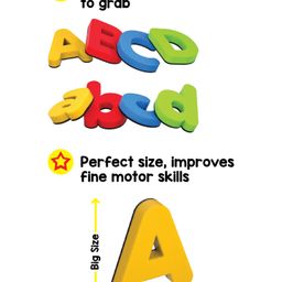 Play Panda Magnetic Learn To Write Capital & Small Letters - 52 Pieces image 3