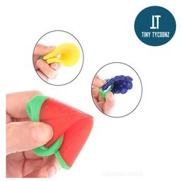 Tiny Tycoonz Fruit Shape and Giraffe Shaped Silicone Teether - Pack of 2 image 4