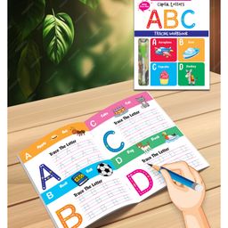 book ford publications BookFord Publications Write & Clean Reusable Book Set of 2 Books Alphabet Capital Letters and Numbers - English image 4