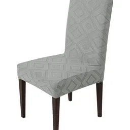 HOUSE OF QUIRK Grey Texture 220 GSM Chair Cover-image-41