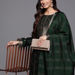 Libas Ethnic Motifs Kurta with Trousers & With Dupatta-picture-0
