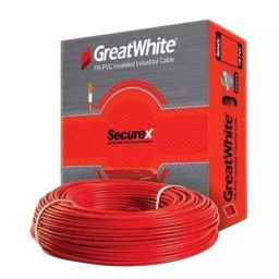 Great White Insulated Copper Electric Wire 6 Sq. mm Single Core Red 90 m Cable Length-picture-16